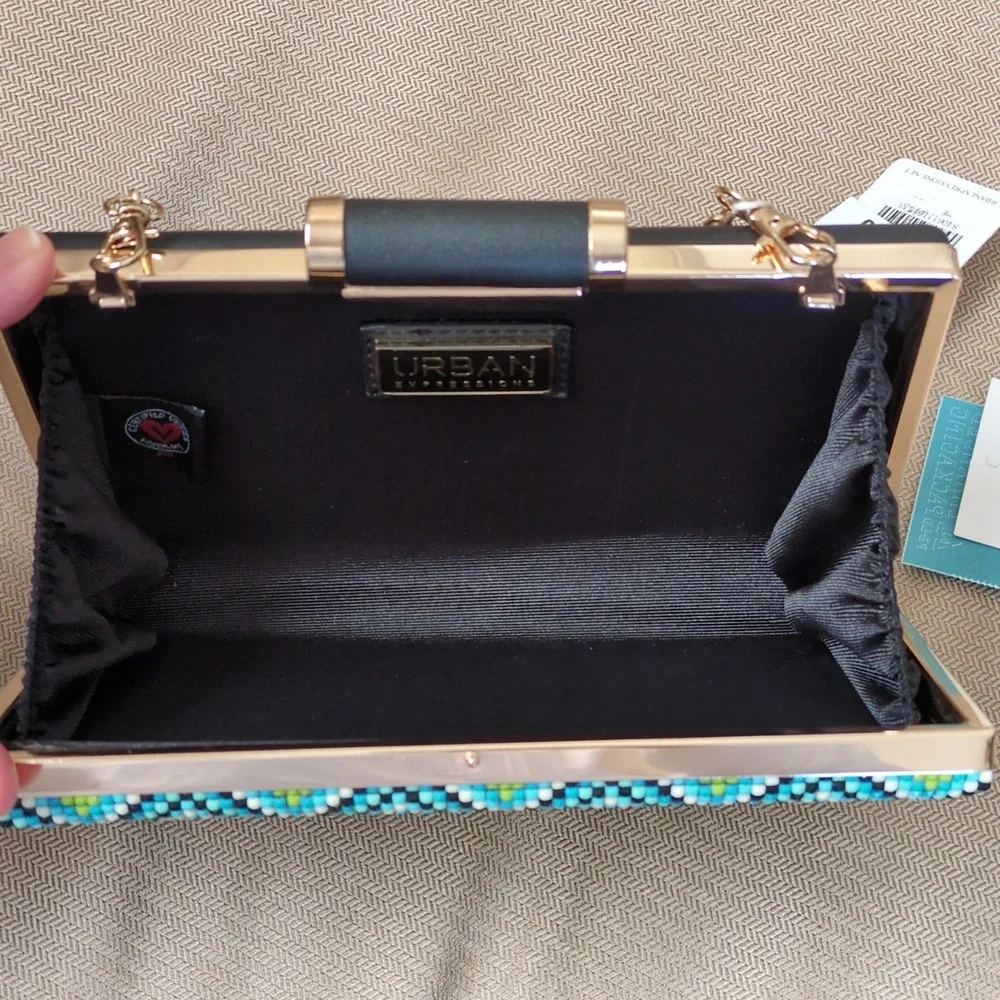 Urban Expressions Bora Bora Evening Bag In Turquoise